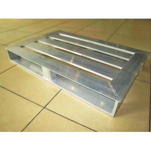 China 2 Way Lightweight Open Bottom Aluminum Pallet For Agricultural Industries supplier
