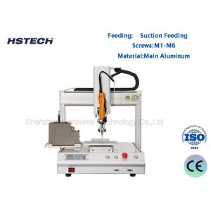 Desktop Operation Screw Tightening Robot Suction Feeding 3 Axis Aluminum Material HS-SL551S