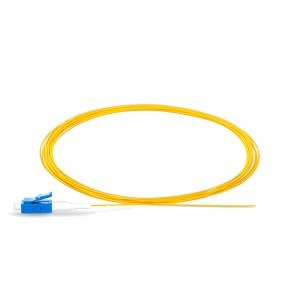 China Trança amarela do cabo de fibra ótica do UPC do PC do SC do único modo com o conector macho do SC APC supplier