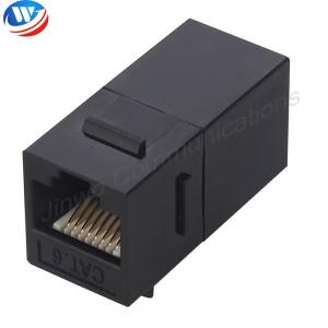 Straight Through 8P8C RJ45 Keystone Jack Cat6 UTP Inline Coupler Connector Adapter