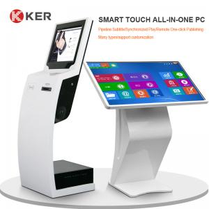 China Stainless Steel LCD Advertising 55 Inch Self Service Information Kiosk supplier