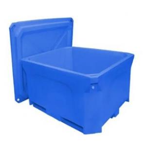 China 300 Liter Rotomolding Cooler Box Live Fish Storage Container With PU Insulation supplier