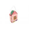 Romantic Paper Gift Packaging Box / Cardboard House Shaped Gift Box