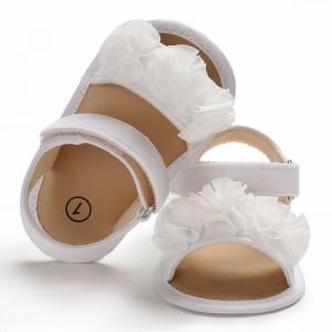 2019 New summer 0-2 years old infant flower baby girl sandal shoes oem soft sole toddler sandals