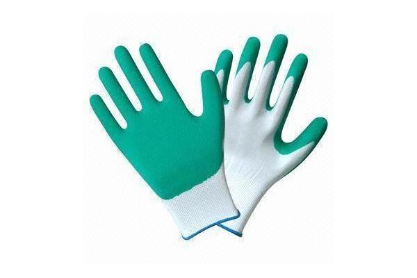 13G Nylon/Polyester Liner, Foam Nitrile Palm Coated Glove, Foam Surface Glove