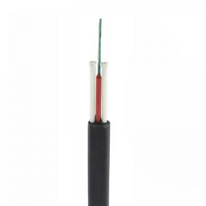 Outdoor FTTH Optical Fiber Cable Flat Structure Uni Tube