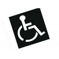 China Wheelchair Handicap Symbol Sign Writing Stencils Beautiful Design AZO - Free on sale
