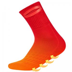 China Black Thermal Graphene Far Infrared Heat Anti Bacterial Electric Socks Heated Winter supplier