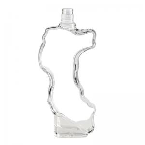 Unique Cocktail Glass Vodka Bottle 750ml Capacity Customized for Wine Enthusiasts