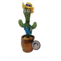 China Talking Sunny Cactus Electronic Plush Toy Dancing Singing Record for Kids on sale
