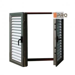 China Fashionable Aluminum Shutter Window Ventilation Aluminum Extrusion Fixed Louver Window supplier