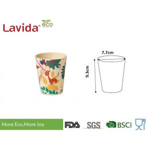 China Non - Flammable Bamboo Travel Coffee Mug Tasteless Fiesta Style Dishwasher Safe supplier