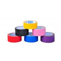 China Multi Coloured Cloth Duct Tape 280mic , Black Cloth Adhesive Tape Carpet Edge Sealing on sale