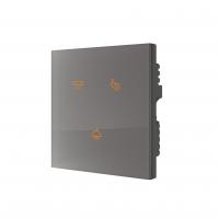 White / Gray Glass Panel Tuya Zigbee Switch Touch Sensing Orange Light