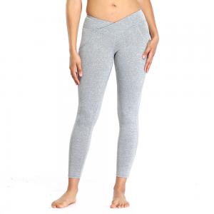 Senda Spandex Polyester Light Grey High Waisted Yoga Pants XL Plus Size