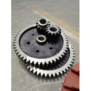 China Casting Steel Tolerance 0.01mm Mill Pinion Gears Mining Mill Spare Parts supplier