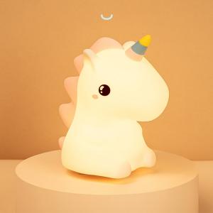 Touch Sensor Color Changing Baby Lamp Sleeping Light Rainbow Unicorn Silicone Night Lamp For Kids Bedroom Special Gift