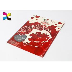 Matt Paper Custom Magazine Printing Full Color Red Subscription For People