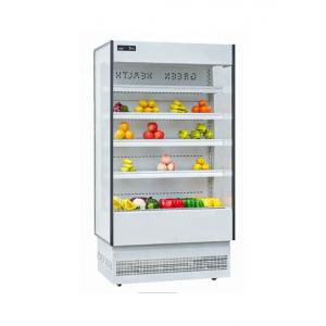 China 4 Layers Shelves Open Chiller Refrigerator For Supermarket Commercial Beer Equipment supplier