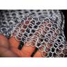 Chainmail Architectural Metal Mesh Drapery For Wall Coverings , Room Dividers