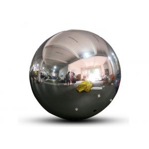 PVC Festival Decorative Inflatable Hanging Mirror Ball / Balloon Silver Reflective Mirror Sphere