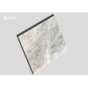 Disorderly Veins Type Marble Stone Tile , Grey And White Marble Wall Tiles