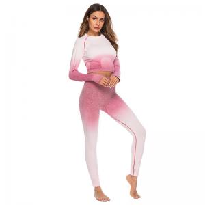 Quick-dry running fitness yoga suit, hanging dye breathable hip lifting fitness seamless yoga pants yoga dress woman