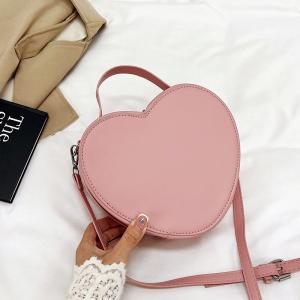 China Red Pink Black Heart Shaped Cosmetic Bag Personalized Travel Make Up Brush Beauty Pouch supplier