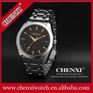 China Rose Gold 024A Stainless Steel Wristwatches Men's Love Business Man Quartz Watch Wholesale China Watch Mens Watches supplier
