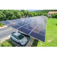 China Waterproof Parking Lot Aluminum Carport Solar Carport Brackets on sale