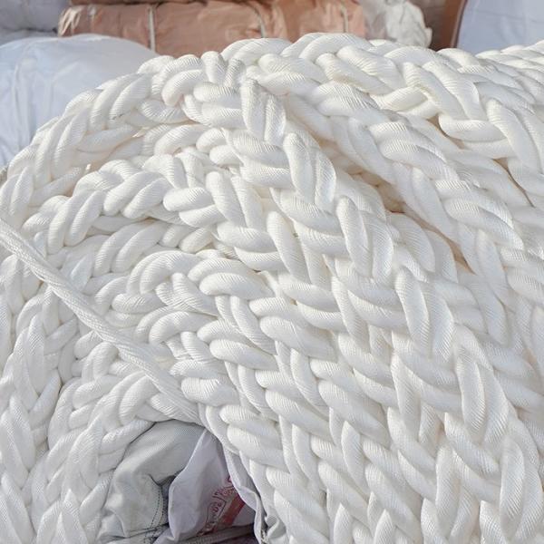 China 64mmx220m Marine Hawser 8 Strand Polypropylene Multifilament Rope Mooring Rope for Shipowner/Ship Berthing wholesale