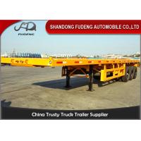 Container Lock Flatbed Container Trailer 40 Tons Payload 20 Feet / 40 Feet