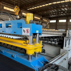 China 0.45mm PPGI Aluminum Double Layer Roll Forming Machine With 1220mm Coil Width supplier