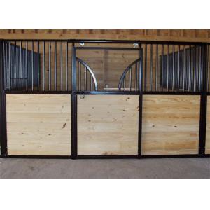 China Prefab Steel Horse Stall Fronts For One Two Four Equestrian Barns supplier