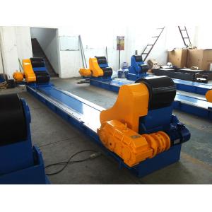 Blue Self Aligning Welding Rotator  Pipe Rollers Heavy Duty , Bolt Adjustment Pipe Wheels Rollers