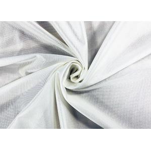 210GSM Bathing Suit Material Flexible 84% Nylon For House Dress White