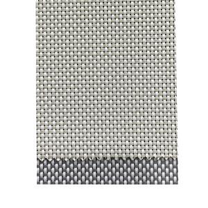 China ロールスクリーン用サンスクリーンプレーン織りグラスファイバーPVCコーティングスクリーン生地、開口率3% wholesale