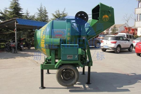 Ladder Type Portable Mixer Machine, 2520 * 2000 * 2500mm Green Mortar JZC250