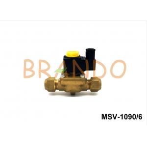 China Brass Natural Color Gas Solenoid Valve G3/4'' SAE MSV-1090/6 Diaphragm Structure supplier