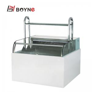 China Double Sided Open Cake Display Case One Floor Display Freezer supplier