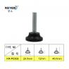 KR-P0309 PP Replacement Plastic Couch Legs , Adjustable Leveling Feet Home