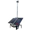 Solar Security CCTV Trailer With Night Vision Long Range IR Camera For Construction Site
