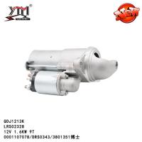 China QDJ1213K LRS02328 Toyota Yaris Starter Motor 12V 1.6KW 9T 0001107078 DRS0343 3801351 on sale