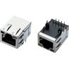 China Single Port RJ45 Surface Mount Modular Connector Jacks with LEDs MJ2B-B211-RSL14T001-5 wholesale