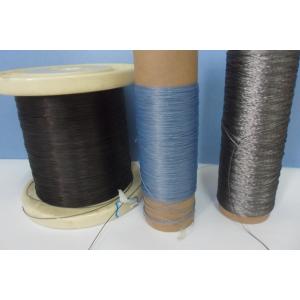 Flexible PVC Coat Metallic Yarn , 12um Fire Retardant Sewing Thread