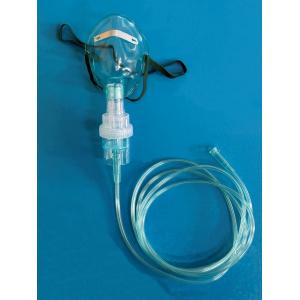 Single Use Medical Nebulizer PVC Transparent Oxygen Mask With Tubing