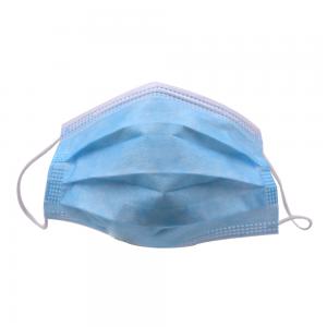 Dental Adult Disposable Medical Mask / Sanitary Surgical Disposable Mask 3 Ply