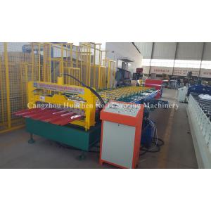 China Floor Panel Metal Roll Forming Machine / Roofing Sheet Making Machine 1050 Type supplier