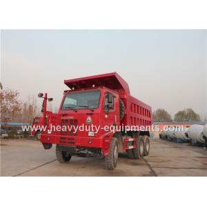 China 70 ton 6x4 mining dump truck with 10 wheels 6x4 driving model HOWO brand supplier