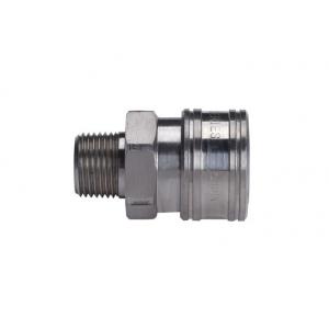 SS304 Hydraulic Quick Connect Couplings ST Series 2200 PSI For Food Processing